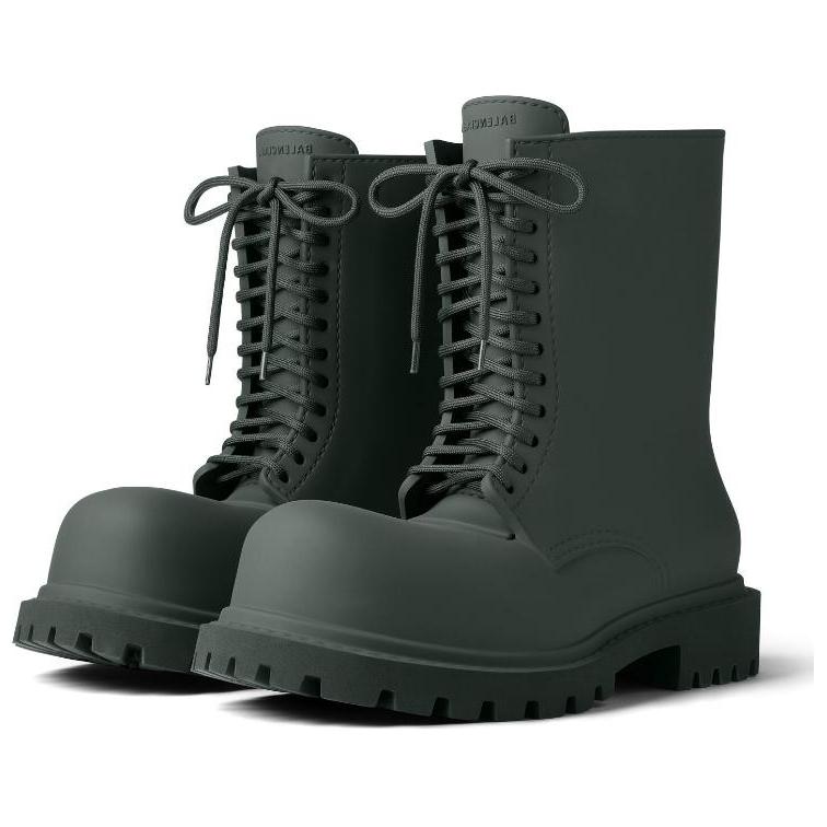 Shop Balenciaga Steroid Stiefel ''Dunkel Khaki'' 717807W0FOI1025