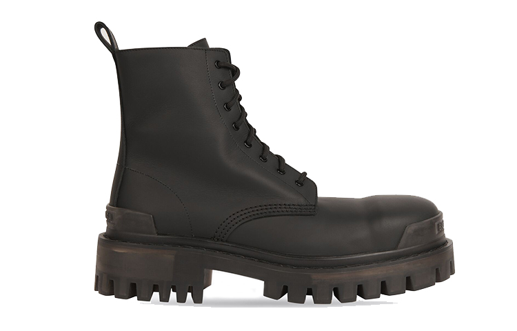 Order Balenciaga Strike 20mm ''Schwarzes Leder Gummi'' 600911WBBO01000