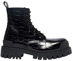 발렌시아가 스트라이크 '블랙 크록 엠보싱 레더' 600911WA9D01000 Order 발렌시아가 스트라이크 '블랙 크록 엠보싱 레더' 600911WA9D01000