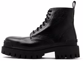 Balenciaga Strike Ankle Boots 'Black Leather' 589338WAD401000 Balenciaga Strike Ankle Boots 'Black Leather' 589338WAD401000