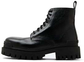 Balenciaga Strike Ankle Boots 'Black Leather' 589338WAD401000 Balenciaga Strike Ankle Boots 'Black Leather' 589338WAD401000