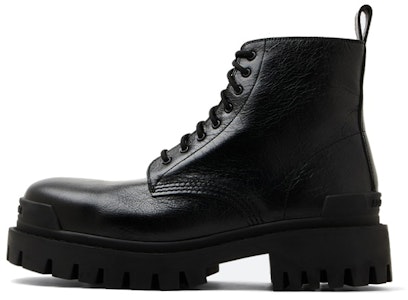 巴黎世家黑色皮革短靴 589338WAD401000 Buy 巴黎世家黑色皮革短靴 589338WAD401000