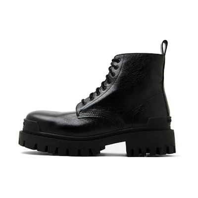 Balenciaga Strike Ankle Boots 'Black Leather'