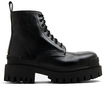 巴黎世家黑色皮革短靴 589338WAD401000 Order 巴黎世家黑色皮革短靴 589338WAD401000