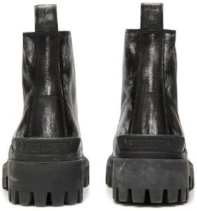 巴黎世家Strike黑色皮革短靴 589338WBEF19010 Purchase 巴黎世家Strike黑色皮革短靴 589338WBEF19010