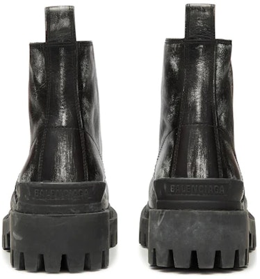 Balenciaga Strike Sepatu Boot Kulit Hitam Ankle 589338WBEF19010 Purchase Balenciaga Strike Sepatu Boot Kulit Hitam Ankle 589338WBEF19010