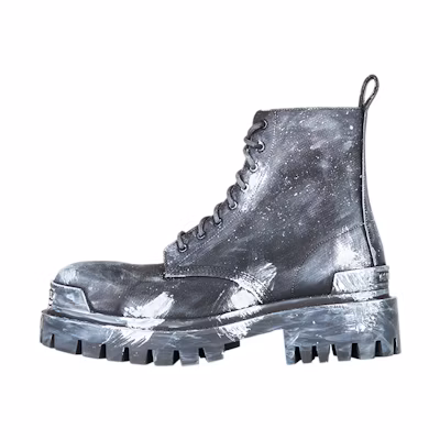 Balenciaga Strike Boots 'Grey Silver'