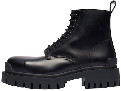 バレンシアガ ストライク レースアップブーツ (ブラック) 589338-WA960-1000 Buy バレンシアガ ストライク レースアップブーツ (ブラック) 589338-WA960-1000