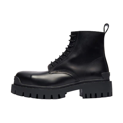 Balenciaga Strike Lace-Up Boot ' Black'