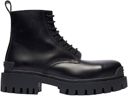 발렌시아가 스트라이크 레이스업 부츠 '블랙' 589338WA9601000 Order 발렌시아가 스트라이크 레이스업 부츠 '블랙' 589338WA9601000