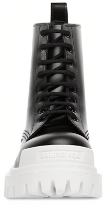 Balenciaga Strike Lace-Up Boot 'Hitam Putih' 589338-WA967-1090 Shop Balenciaga Strike Lace-Up Boot 'Hitam Putih' 589338-WA967-1090