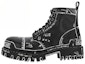 Buy Balenciaga Strike Lace-Up Boot 'Cetakan Pen Marker - Hitam' 589338-WBEF2-1090