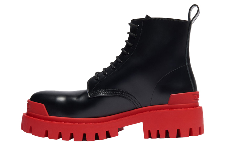 Balenciaga Strike Martin Boots Black/Red 589338WA9671066