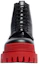 Lookbook Balenciaga Strike Bottes Martin Noir/Rouge 589338WA9671066