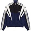 Buy Balenciaga Jaket Raglan Berjalur Unisex - Biru Navy 681438TKO484063