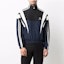 Purchase Balenciaga Jaket Raglan Berjalur Unisex - Biru Navy 681438TKO484063