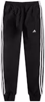Order Balenciaga Striped Logo Knit Jogger Pants Black Regular Fit Casual Style 723912TNVP11070