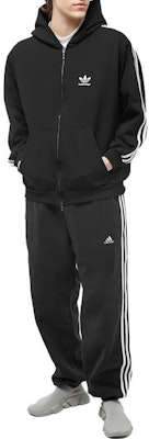 バレンシアガ ストライプ ロゴ ニット ジョガーパンツ ブラック レギュラーフィット カジュアルスタイル 723912TNVP11070 Lookbook バレンシアガ ストライプ ロゴ ニット ジョガーパンツ ブラック レギュラーフィット カジュアルスタイル 723912TNVP11070