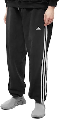 バレンシアガ ストライプ ロゴ ニット ジョガーパンツ ブラック レギュラーフィット カジュアルスタイル 723912TNVP11070 Shop バレンシアガ ストライプ ロゴ ニット ジョガーパンツ ブラック レギュラーフィット カジュアルスタイル 723912TNVP11070