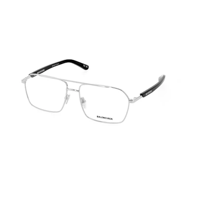 Balenciaga Stylish Aviator Optical Glasses Unisex Adjustable Prescription Frame BB0248O-001 57