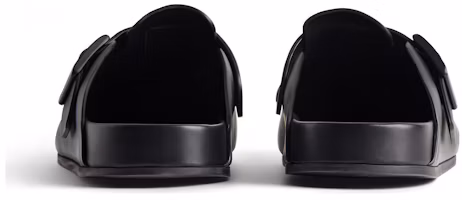 Shop Balenciaga Sunday Mules 'Piel de Ternera Negra Mate' 761712WCEA11000