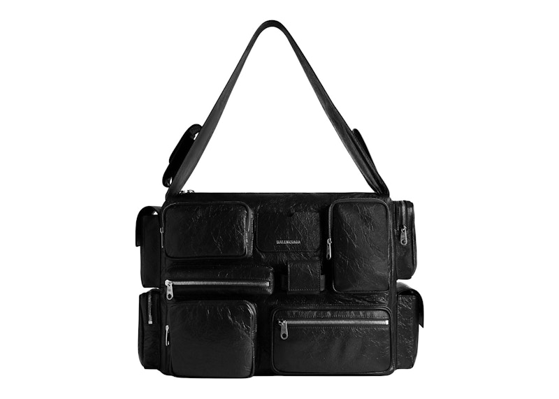 Balenciaga Superbusy Large Sling Bag Black