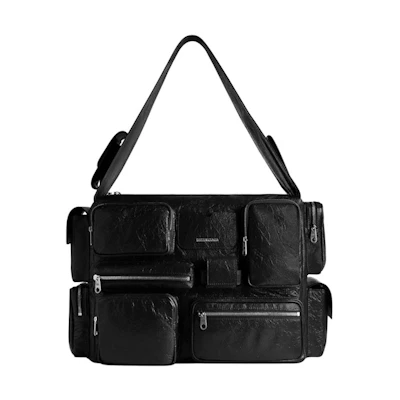 Balenciaga Superbusy Large Sling Bag Black