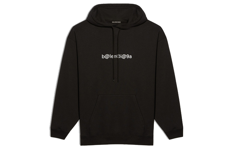 Order 巴黎世家标志中号宽松版黑色徽标卫衣 570811TIV511070