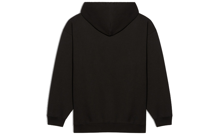 Lookbook 巴黎世家标志中号宽松版黑色徽标卫衣 570811TIV511070