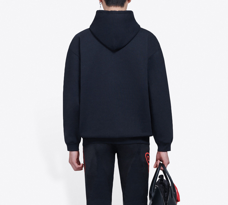 Details for 巴黎世家标志中号宽松版黑色徽标卫衣 570811TIV511070