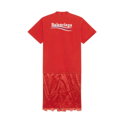 Balenciaga T-Shirt Slip Dress