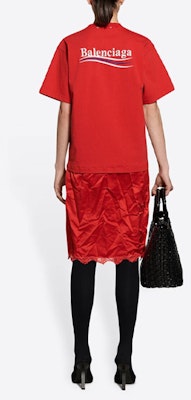 Balenciaga T-Shirt Slip Dress 'Cardired/White/Blue' Shop Balenciaga T-Shirt Slip Dress 'Cardired/White/Blue'