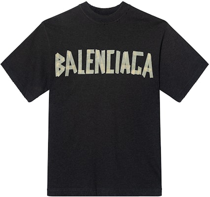 발렌시아가 테이프 로고 프린트 오버사이즈 티셔츠 SS24 유니섹스 다크그레이 크루넥. 739784TOVA98519 Buy 발렌시아가 테이프 로고 프린트 오버사이즈 티셔츠 SS24 유니섹스 다크그레이 크루넥. 739784TOVA98519