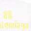 Cheap Balenciaga Tape Logo Print Oversized Unisex White Crewneck T-Shirt. 739784TOVA99000