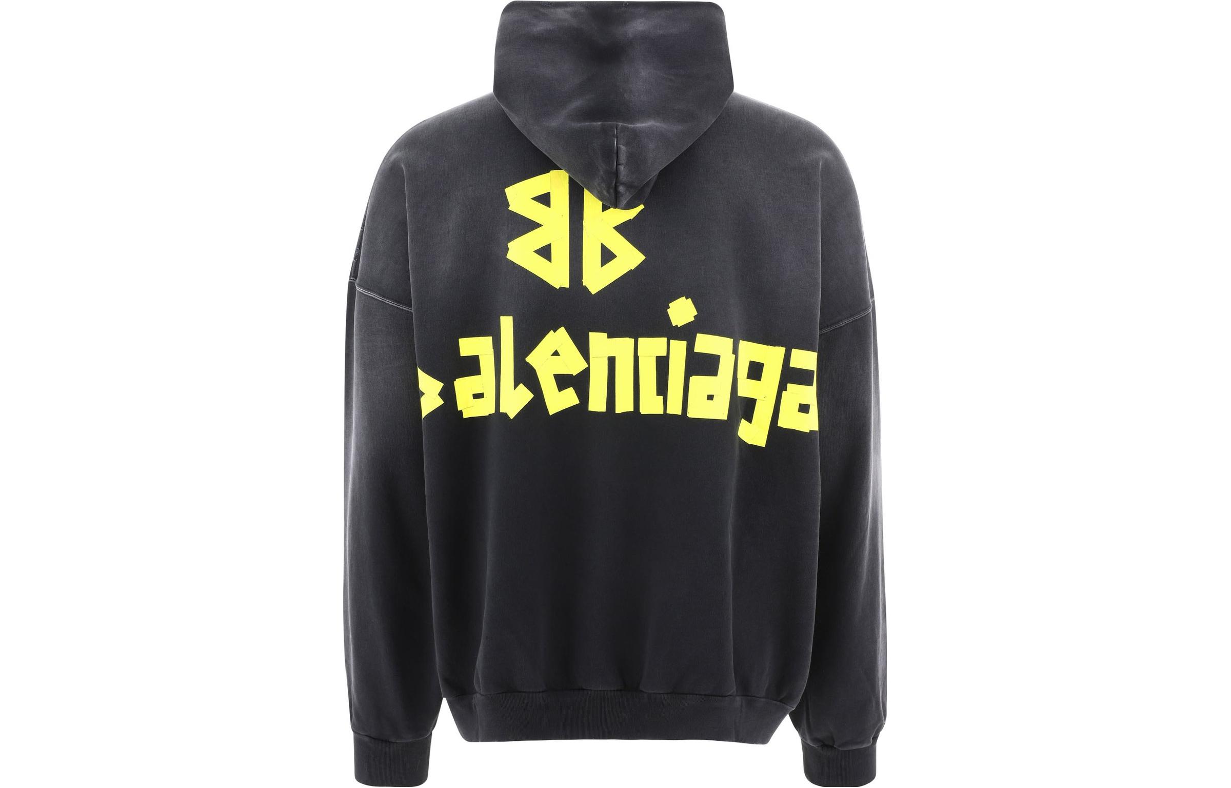 Lookbook Balenciaga TAPE TYPE SS23 Logo Print Oversized Grey Sweatshirt . 744190TOVB11055