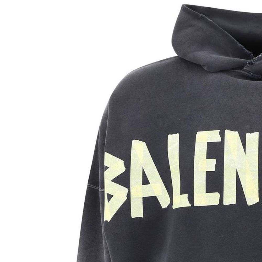 Purchase Balenciaga TAPE TYPE SS23 Logo Print Oversized Grey Sweatshirt . 744190TOVB11055