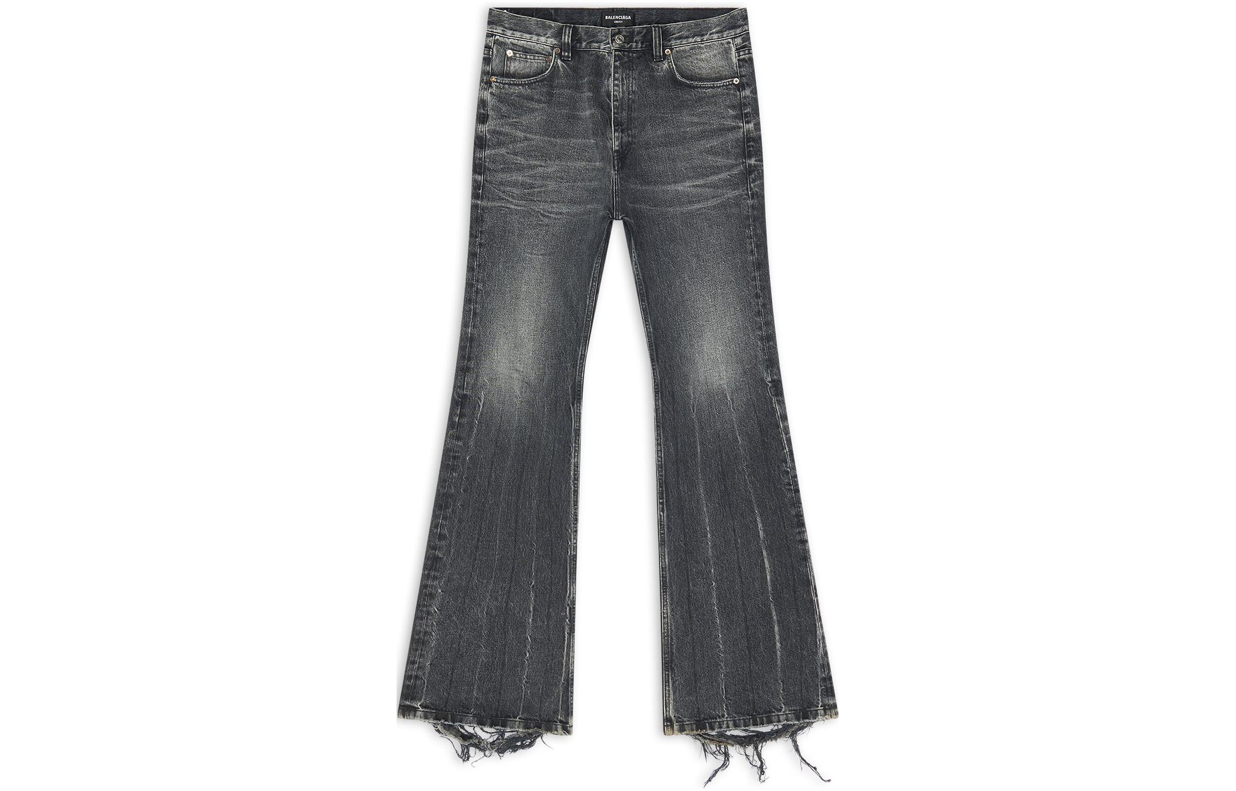 Balenciaga The Lost Tape Flared Jeans  Black 697829TBP471090