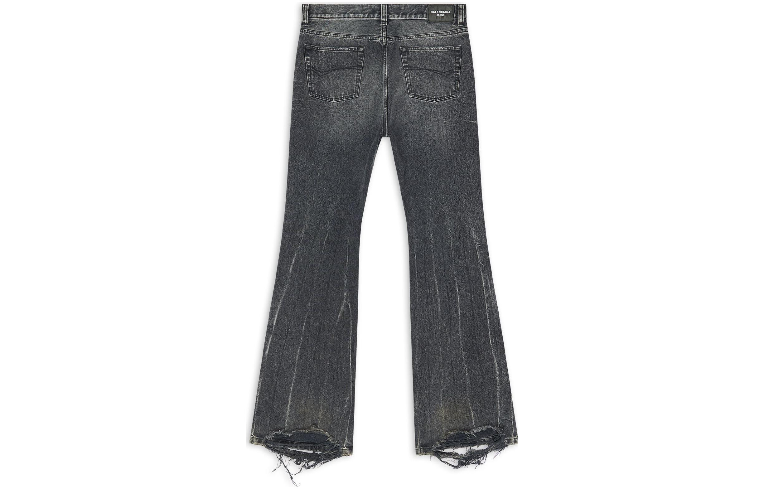 Lookbook 발렌시아가 더 로스트 테이프 플레어드 진 블랙 697829TBP471090