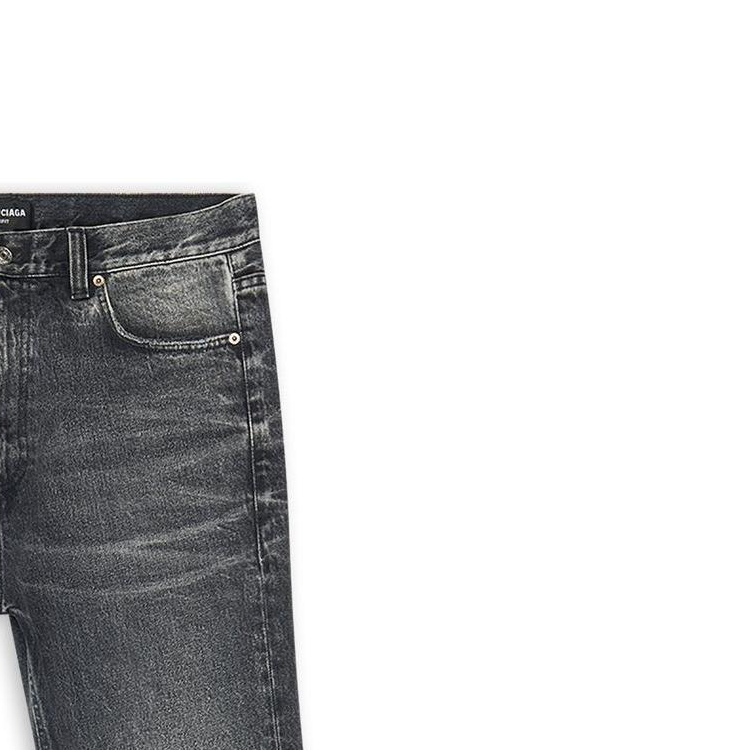 Purchase 발렌시아가 더 로스트 테이프 플레어드 진 블랙 697829TBP471090