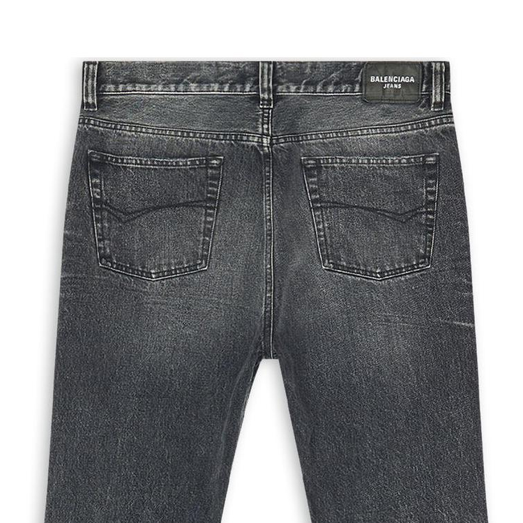 Sizing 발렌시아가 더 로스트 테이프 플레어드 진 블랙 697829TBP471090