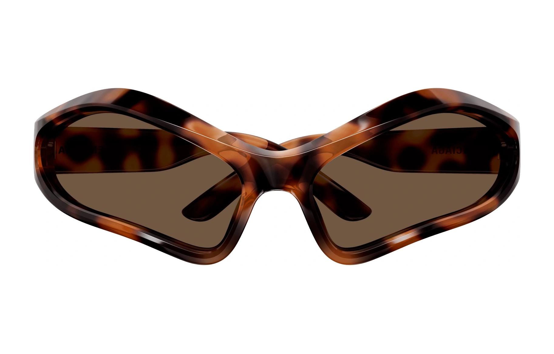 Balenciaga Tortoiseshell Irregular Sunglasses Unisex with Logo Detailing. BB0314S002 圖 3