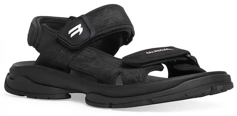 Sandal Turis Balenciaga 'Hitam' 706279-W2CCA-1000 Lookbook Sandal Turis Balenciaga 'Hitam' 706279-W2CCA-1000