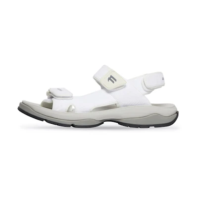 Balenciaga Tourist Sandal 'White Grey'