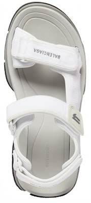 Balenciaga Tourist Sandal 'White Grey' 706279-W2CCF-1912 Lookbook Balenciaga Tourist Sandal 'White Grey' 706279-W2CCF-1912