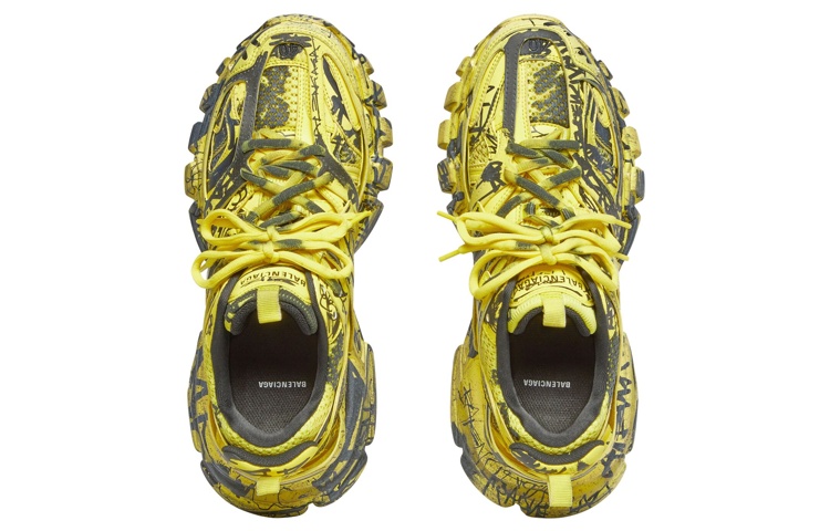 Shop Balenciaga Track 1.0 'Graffiti Amarillo Negro' 542023W3RRA7810