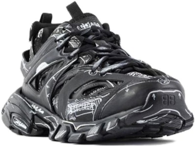 バレンシアガ Track 1.0 スニーカー 黒白 542023W3SRA1090 Lookbook バレンシアガ Track 1.0 スニーカー 黒白 542023W3SRA1090