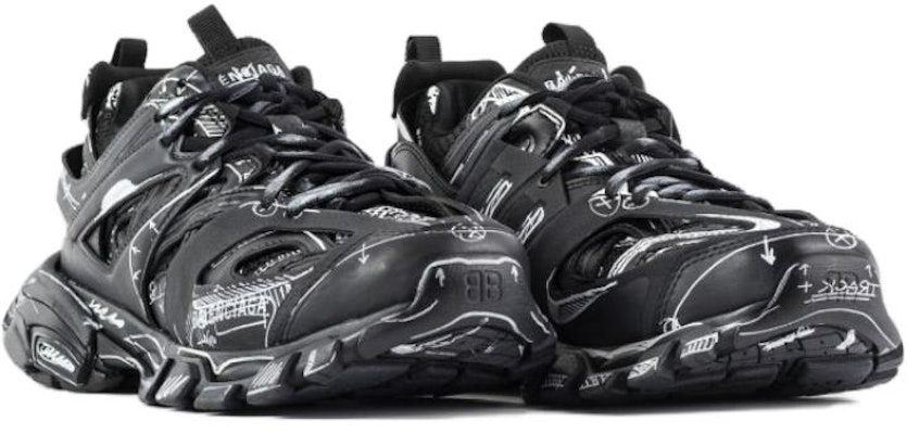 Balenciaga Track 1.0 Sneakers 'Hitam Putih' 542023W3SRA1090 Purchase Balenciaga Track 1.0 Sneakers 'Hitam Putih' 542023W3SRA1090