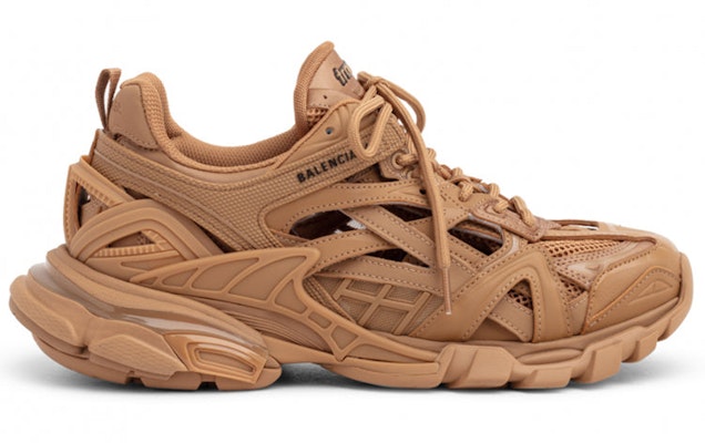 巴黎世家 Track 2.0 時尚透氣 低幫老爹鞋 米色 Lookbook 巴黎世家 Track 2.0 時尚透氣 低幫老爹鞋 米色