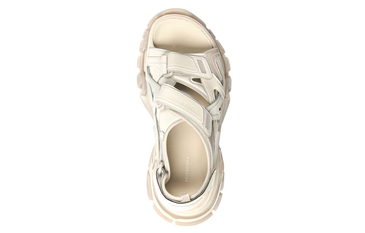 Shop Balenciaga Track 2.0 Sandal 'Beige Magic Tape Telus Tapak Buka Jari' 655954W2CC29700