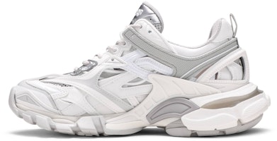 (W) バレンシアガ Track.2 白/グレー オープン スニーカー 568615-W3AE1-1291 Lookbook (W) バレンシアガ Track.2 白/グレー オープン スニーカー 568615-W3AE1-1291